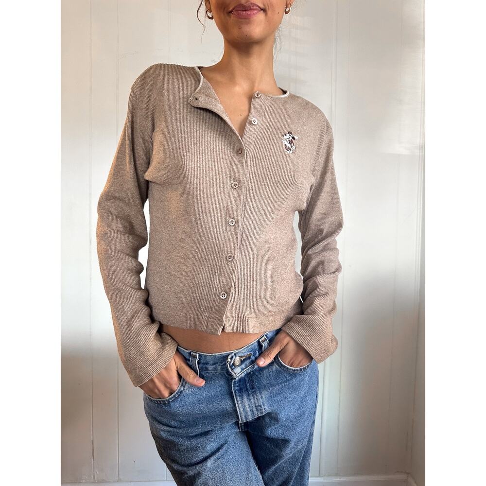 Vintage Disney Mickey Mouse Cardigan  Size Medium